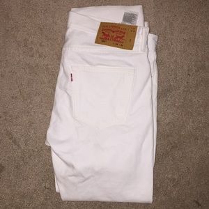 Levi’s 501 Classic Fit Men’s White Jeans